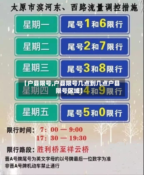 【户县限号,户县限号几点到几点户县限号区域】