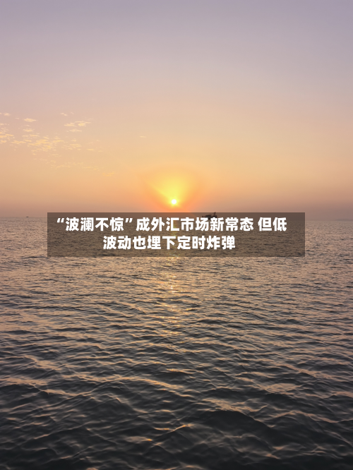 “波澜不惊”成外汇市场新常态 但低波动也埋下定时炸弹-第3张图片