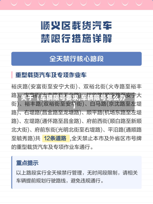 关于【车辆限号要求,车辆限号怎么办】-第2张图片