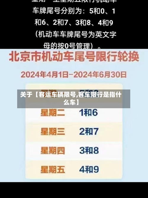 关于【客运车辆限号,客车限行是指什么车】-第2张图片