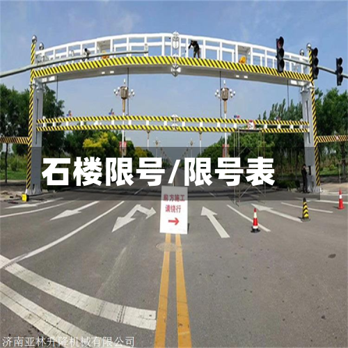 石楼限号/限号表