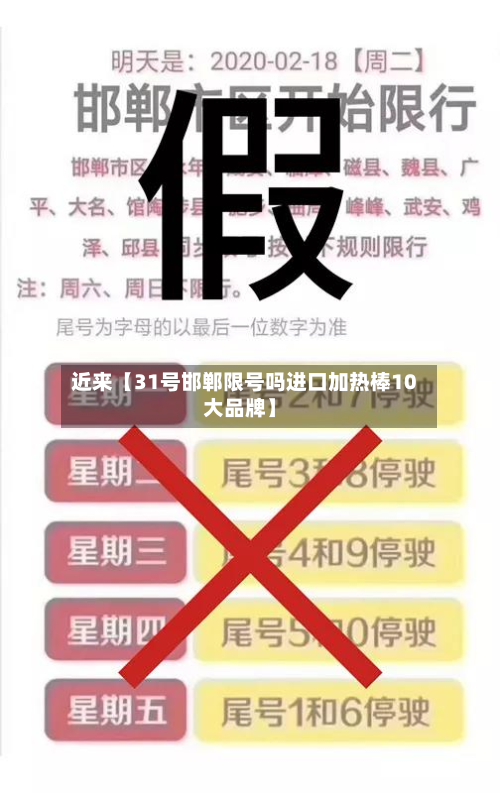 近来【31号邯郸限号吗进口加热棒10大品牌】