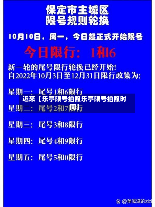 近来【乐亭限号拍照乐亭限号拍照时间】-第2张图片