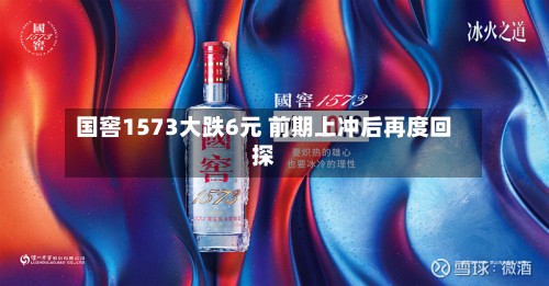 国窖1573大跌6元 前期上冲后再度回探