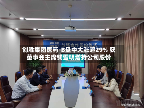 创胜集团医药-B盘中大涨超29% 获董事会主席钱雪明增持公司股份-第3张图片