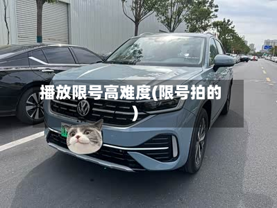 播放限号高难度(限号拍的)-第2张图片