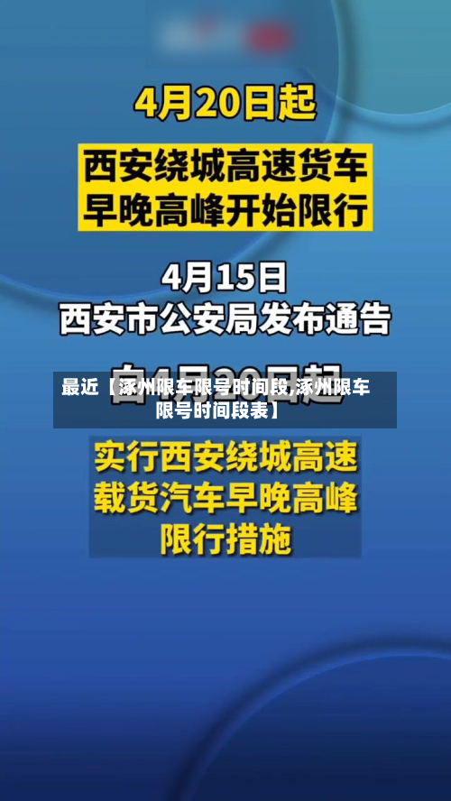 最近【涿州限车限号时间段,涿州限车限号时间段表】