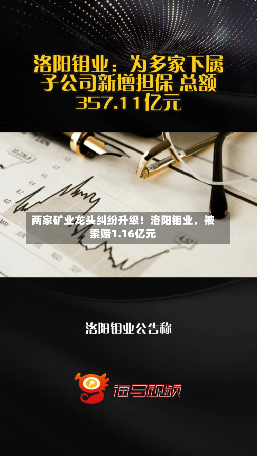 两家矿业龙头纠纷升级！洛阳钼业	，被索赔1.16亿元-第3张图片