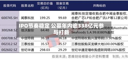 IPO节奏稳定 公募年内逾338亿元参与打新-第2张图片