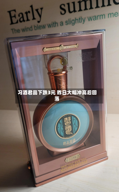 习酒君品下跌3元 昨日大幅冲高后回落-第3张图片