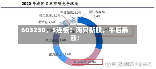 603230,5连板!两只新股,午后暴涨!