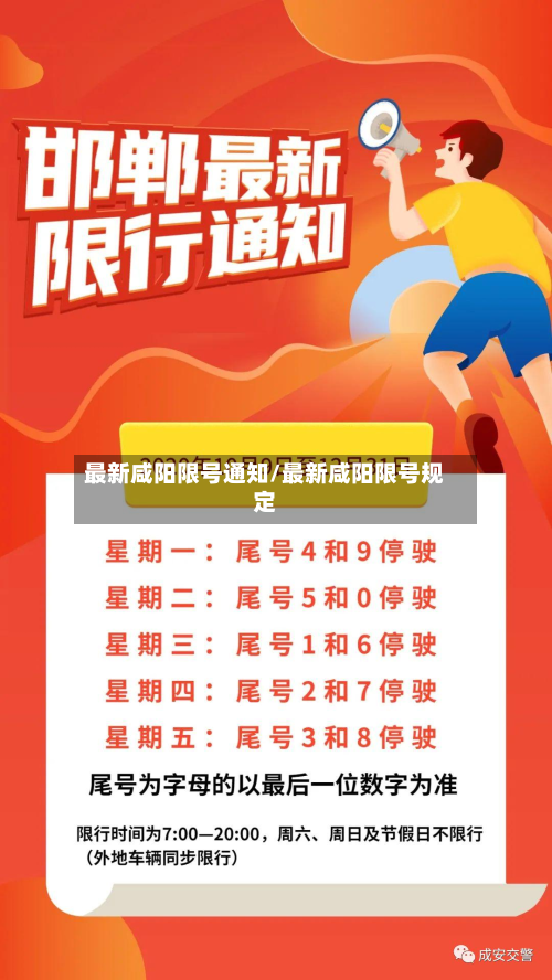 最新咸阳限号通知/最新咸阳限号规定-第2张图片