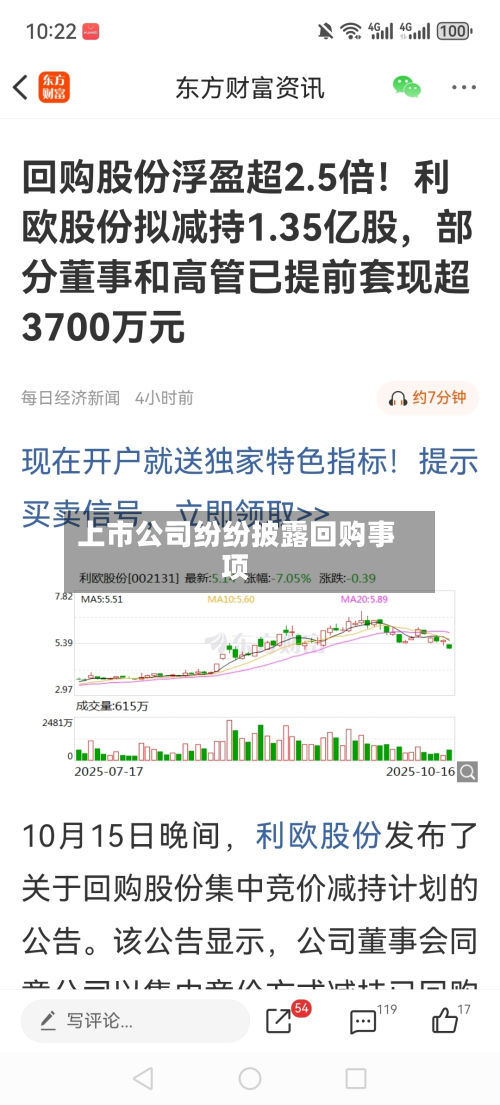 上市公司纷纷披露回购事项-第2张图片