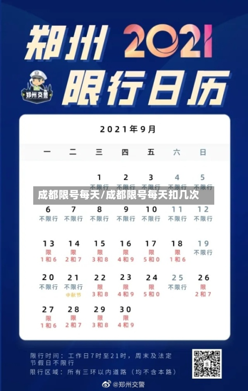 成都限号每天/成都限号每天扣几次-第2张图片