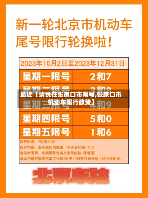 最近【请说在张家口市限号,张家口市机动车限行政策】