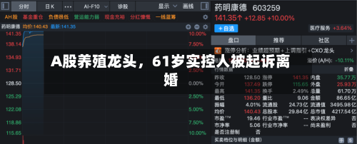 A股养殖龙头，61岁实控人被起诉离婚-第3张图片